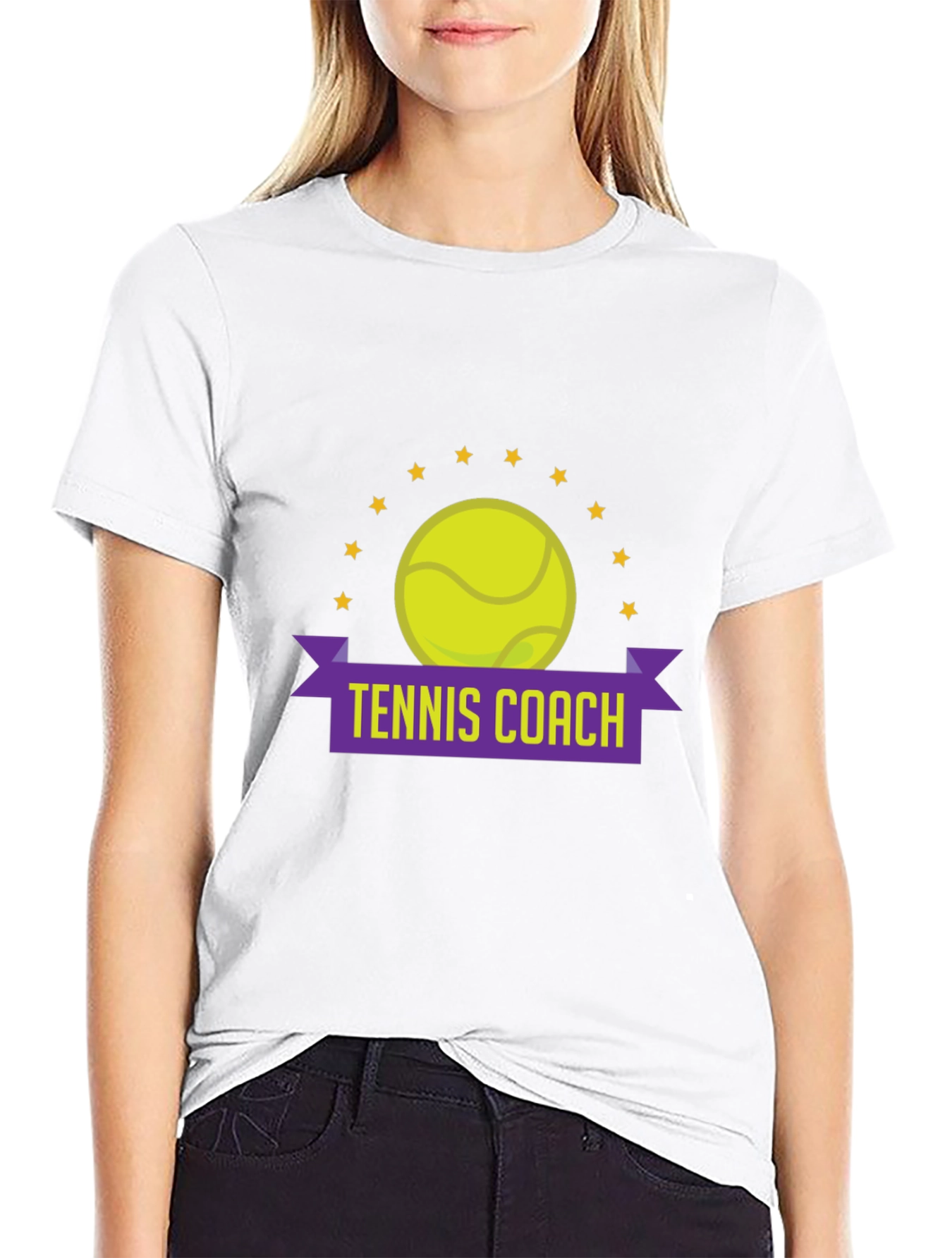 Tennis Coach Graphic T-Shirt