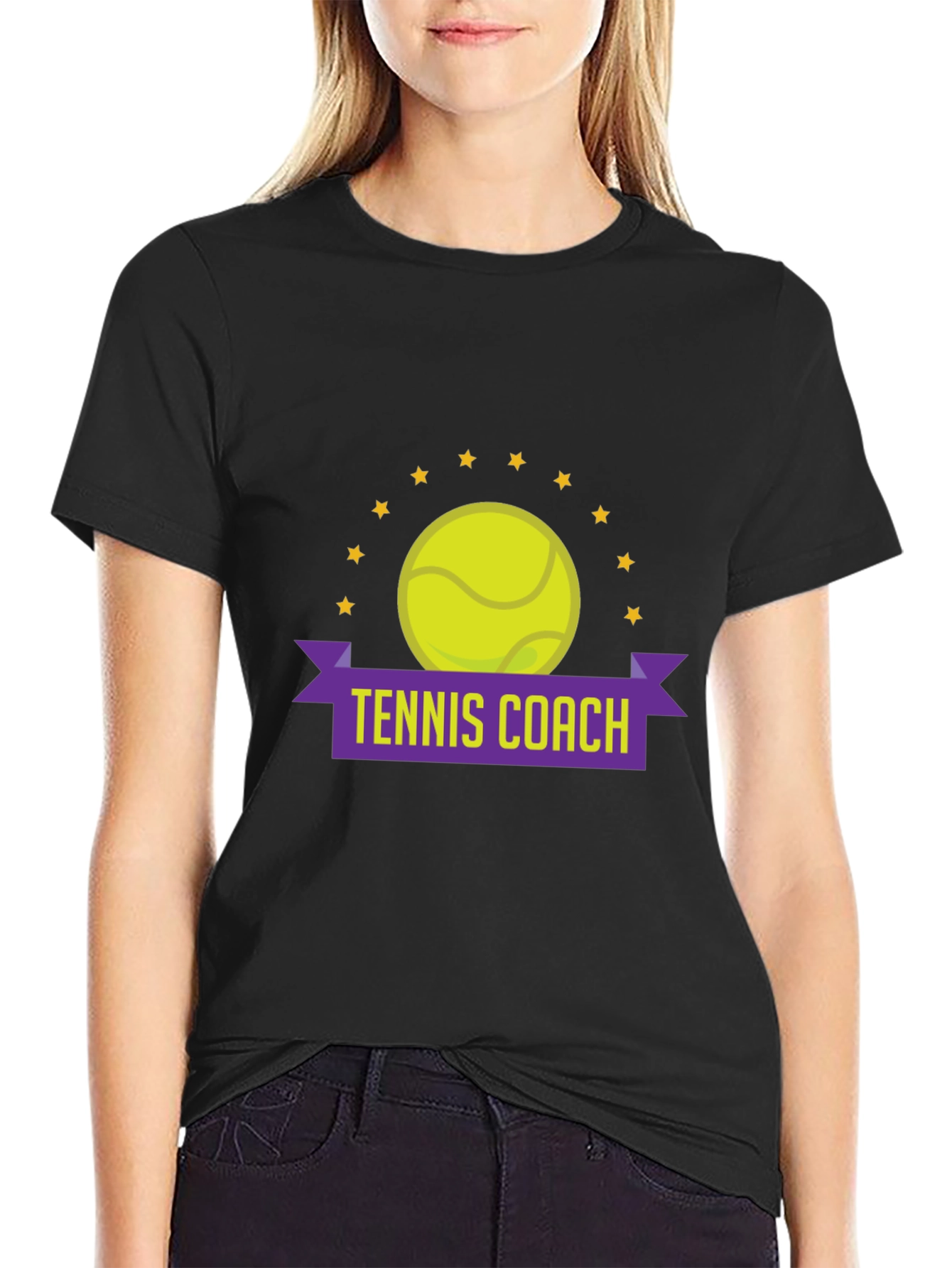Tennis Coach Graphic T-Shirt