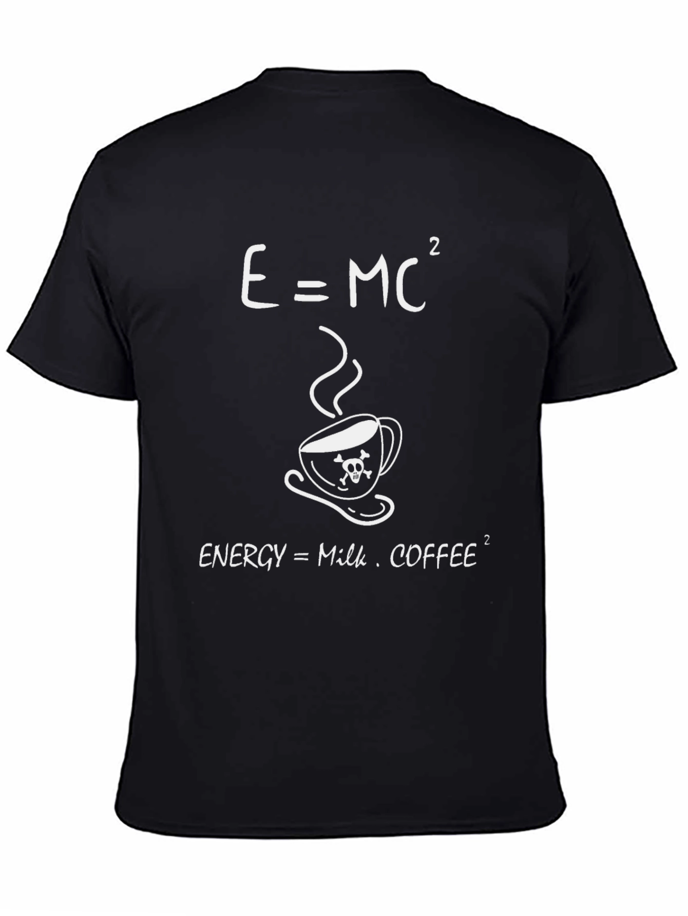 E=MC² Coffee T-Shirt - Funny Science Geek Tee