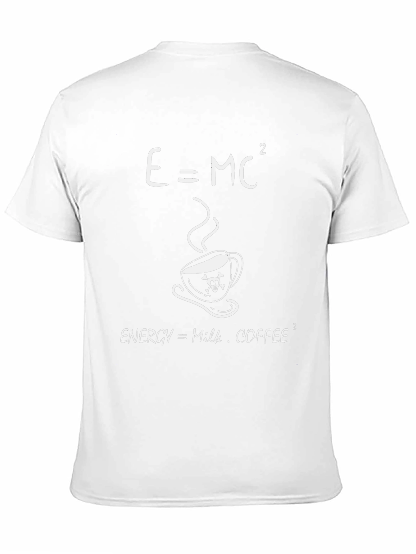E=MC² Coffee T-Shirt - Funny Science Geek Tee