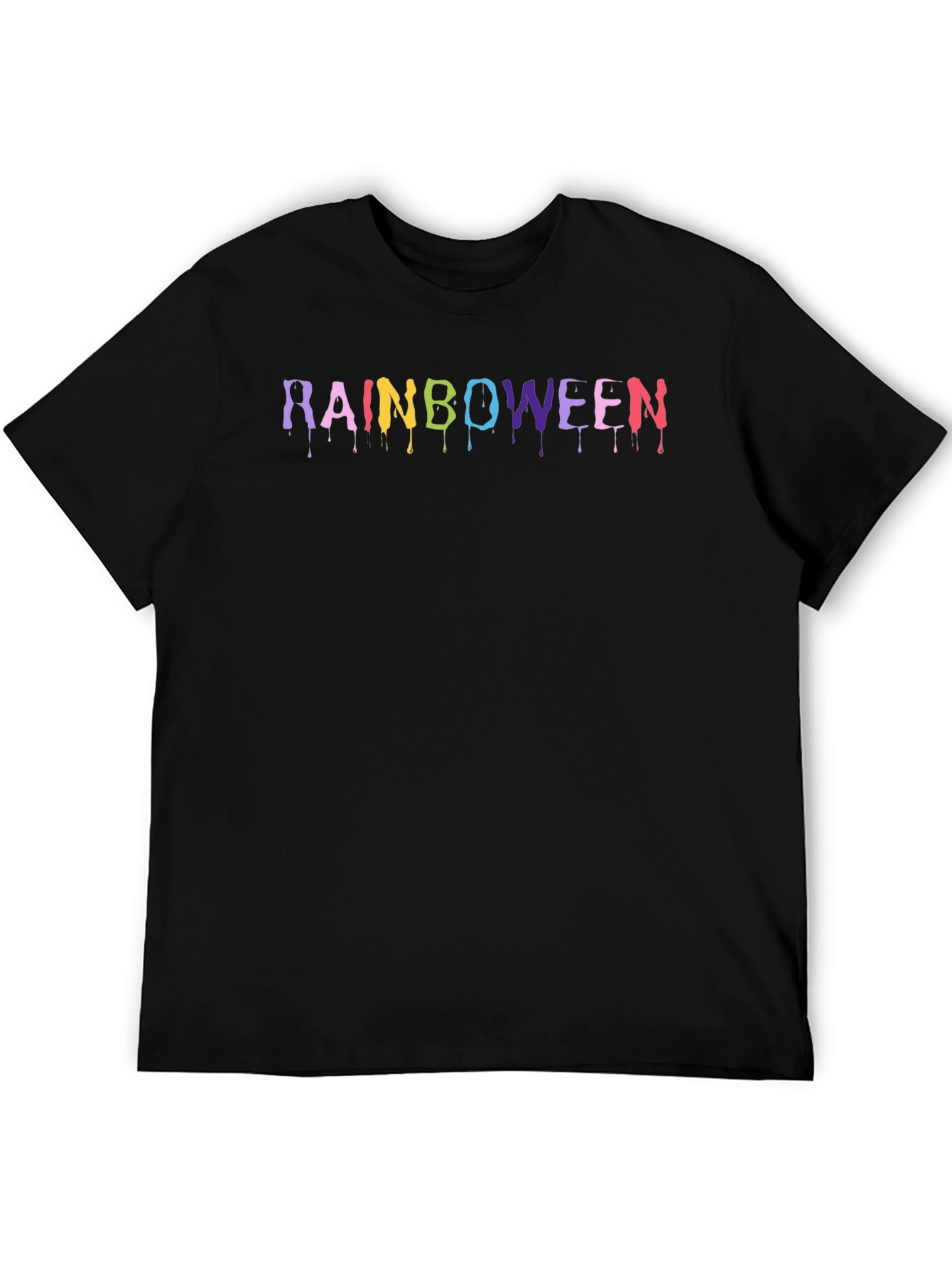 Rainboween Graphic T-Shirt - Halloween Rainbow