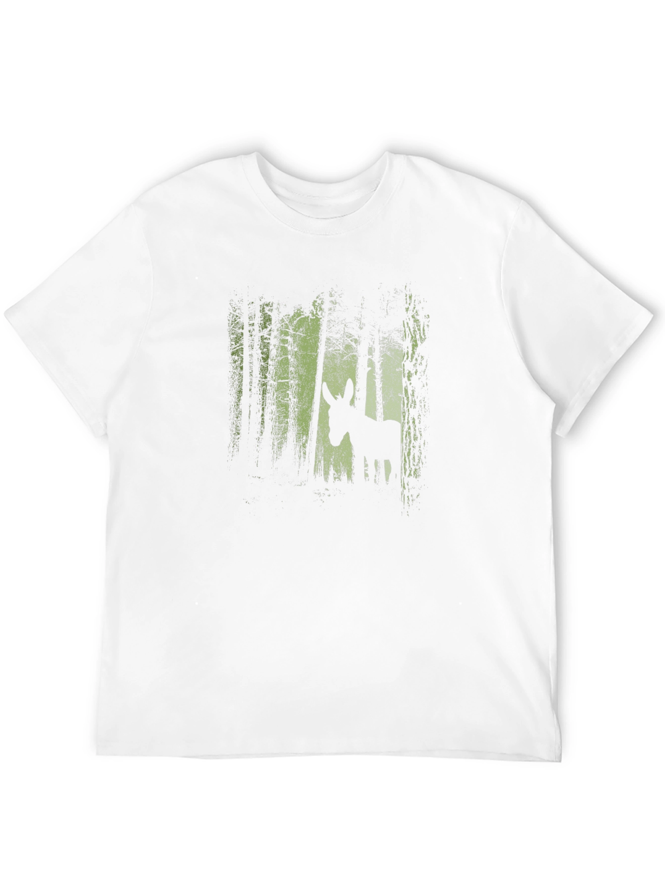 Donkey in Forest Graphic Tee - Black