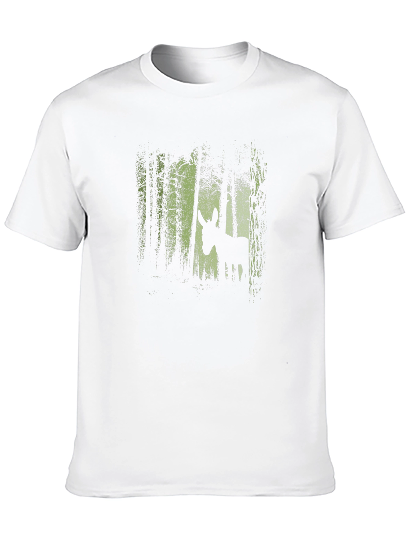 Donkey in Forest Graphic Tee - Black