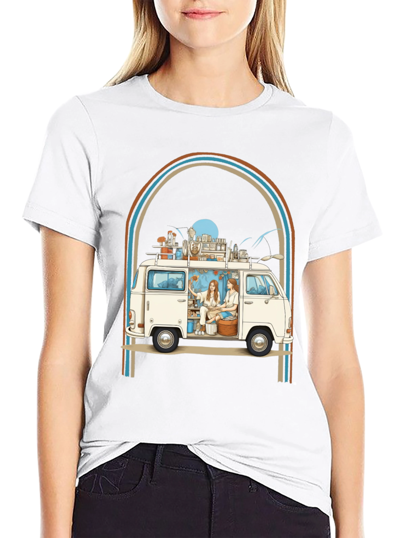 Retro Van Life Graphic Tee - Unisex