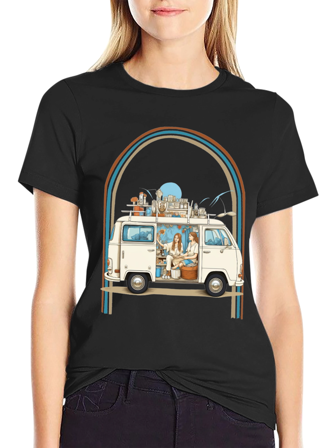 Retro Van Life Graphic Tee - Unisex