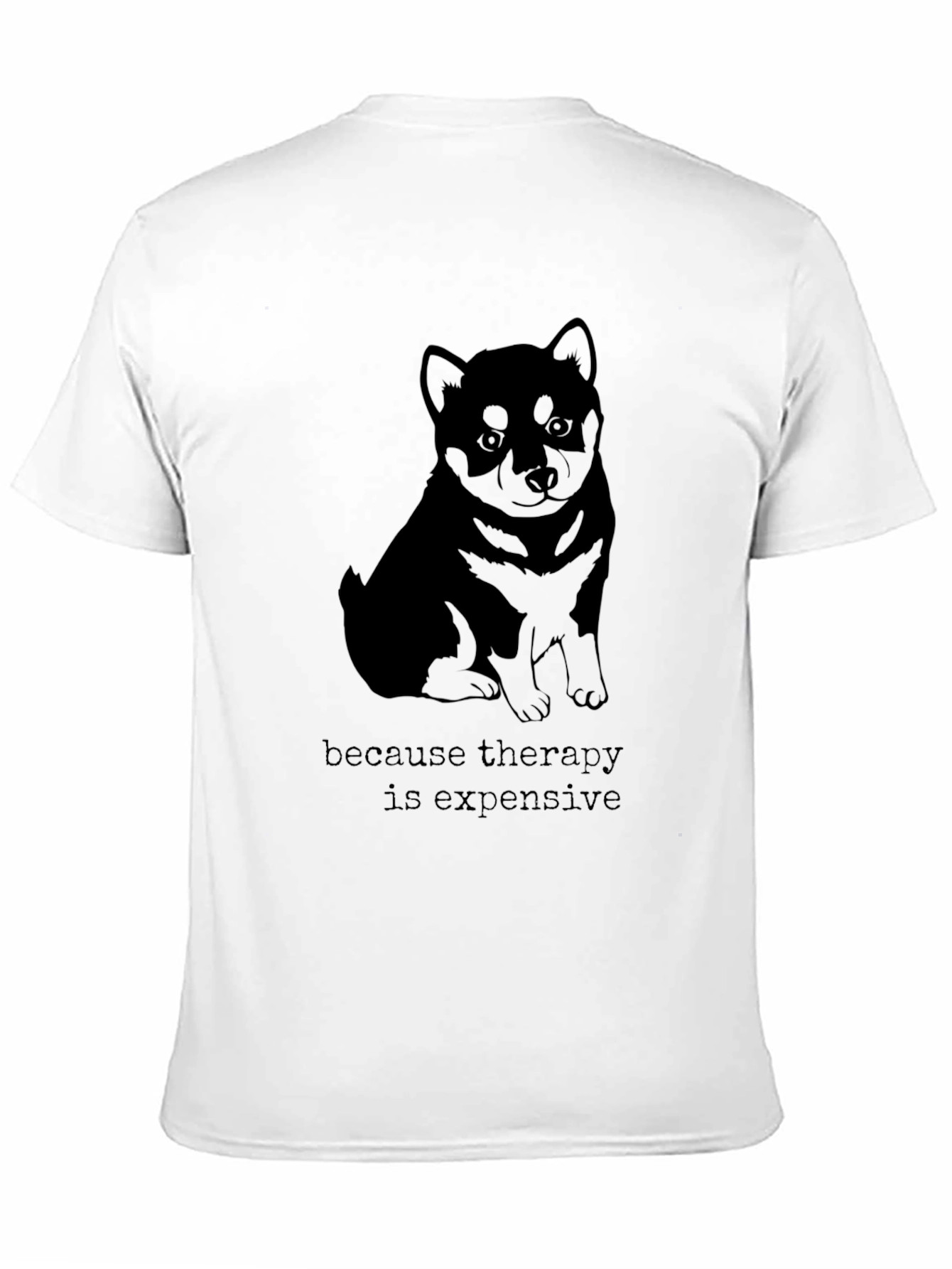 Therapy is Expensive T-Shirt - Shiba Inu