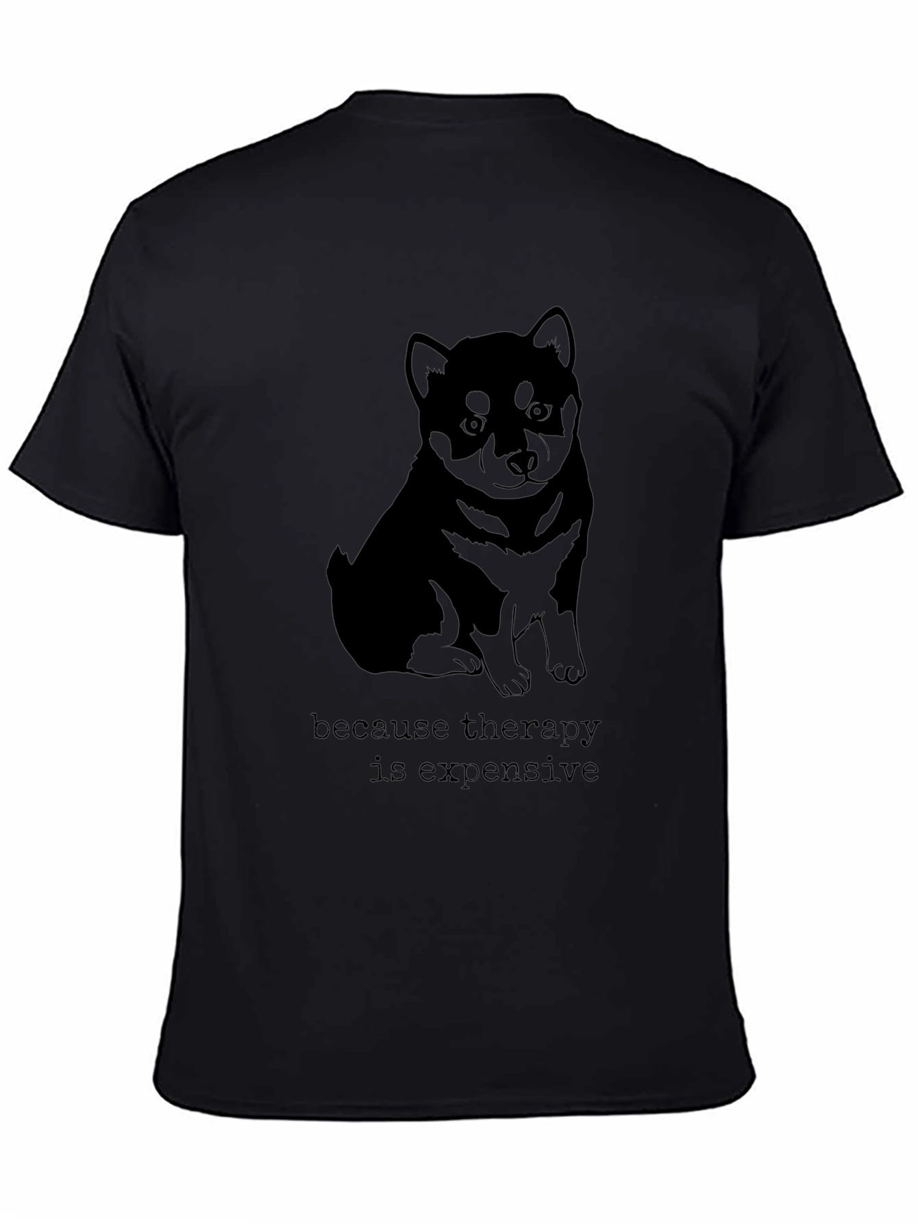 Therapy is Expensive T-Shirt - Shiba Inu