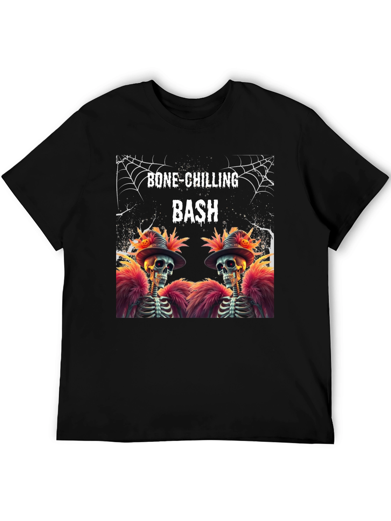 Bone-Chilling Bash Skeleton Graphic Tee