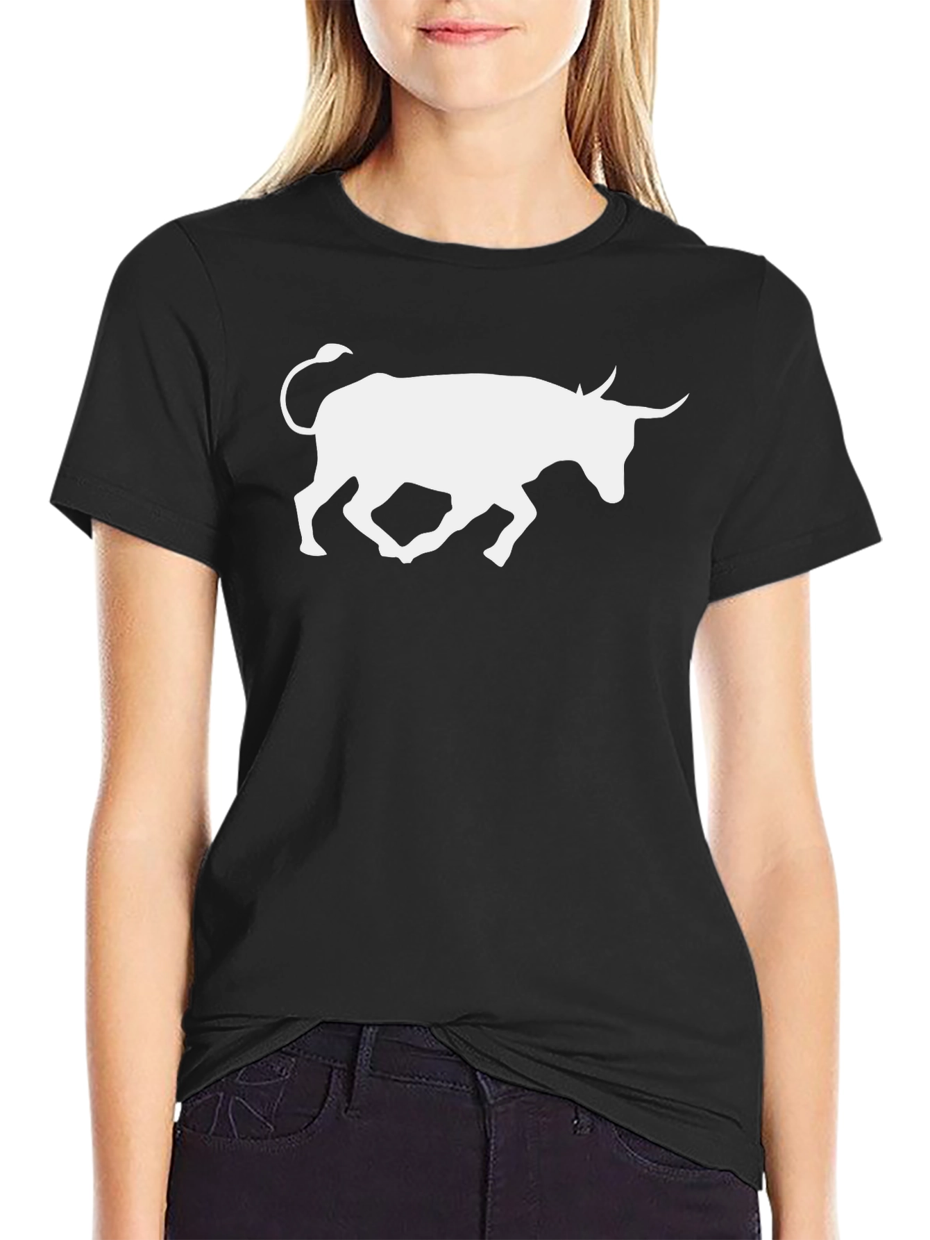 Black Bull Graphic Tee - Stylish Mens T-Shirt