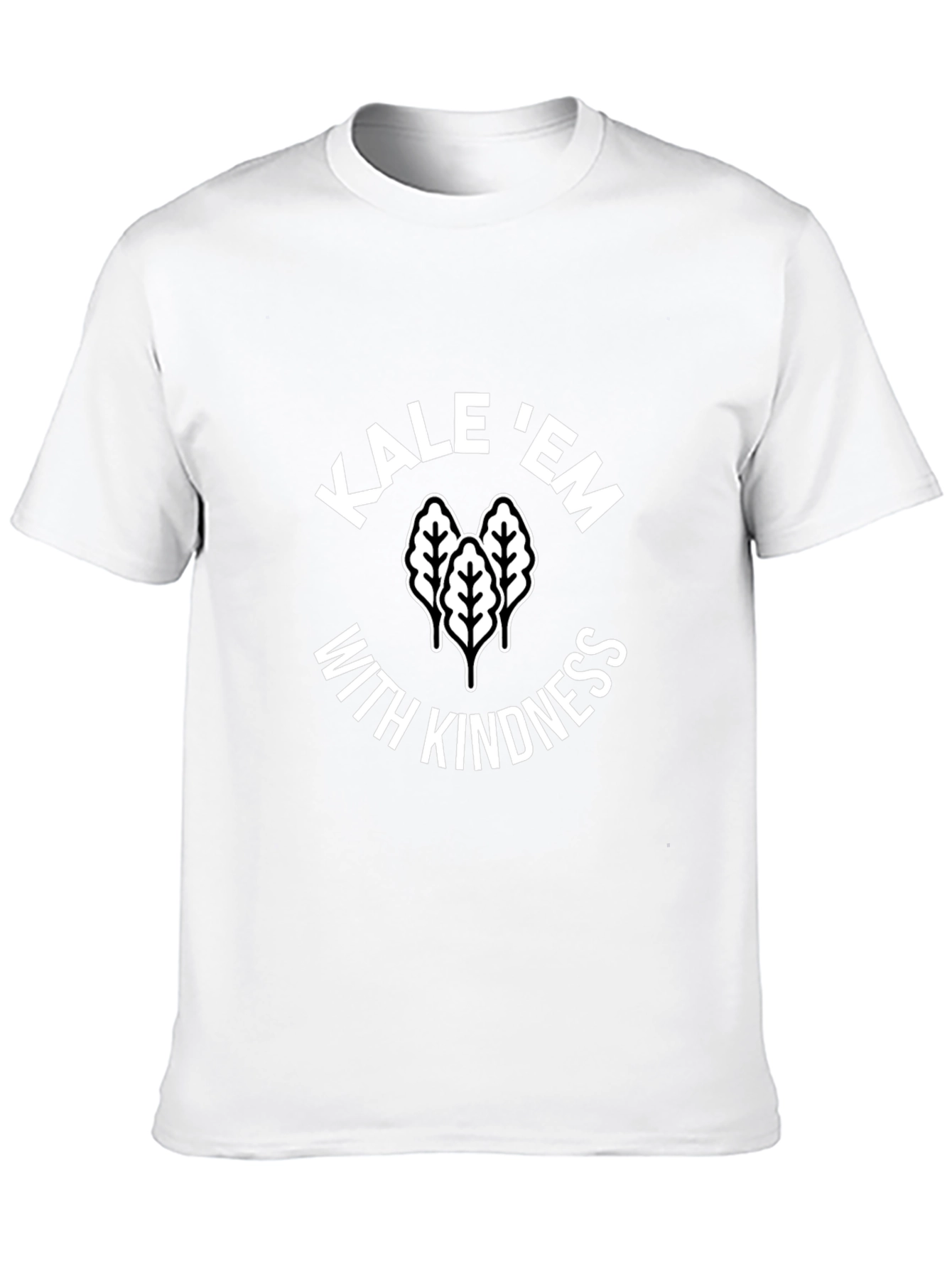 Kale Em With Kindness Graphic T-Shirt