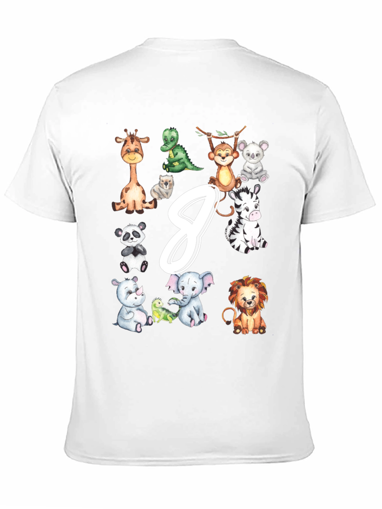 Jungle Animals Kids Birthday T-Shirt
