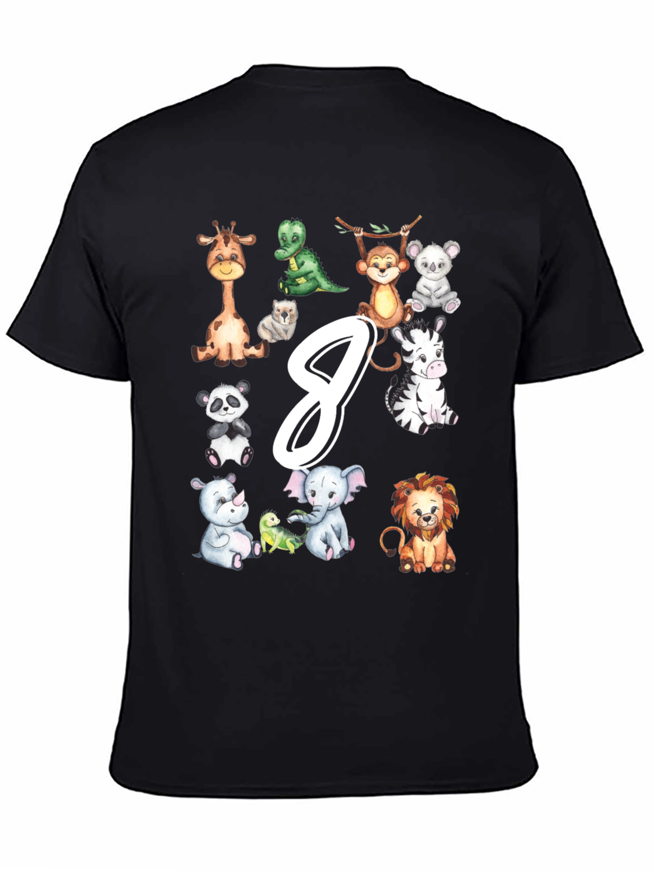 Jungle Animals Kids Birthday T-Shirt