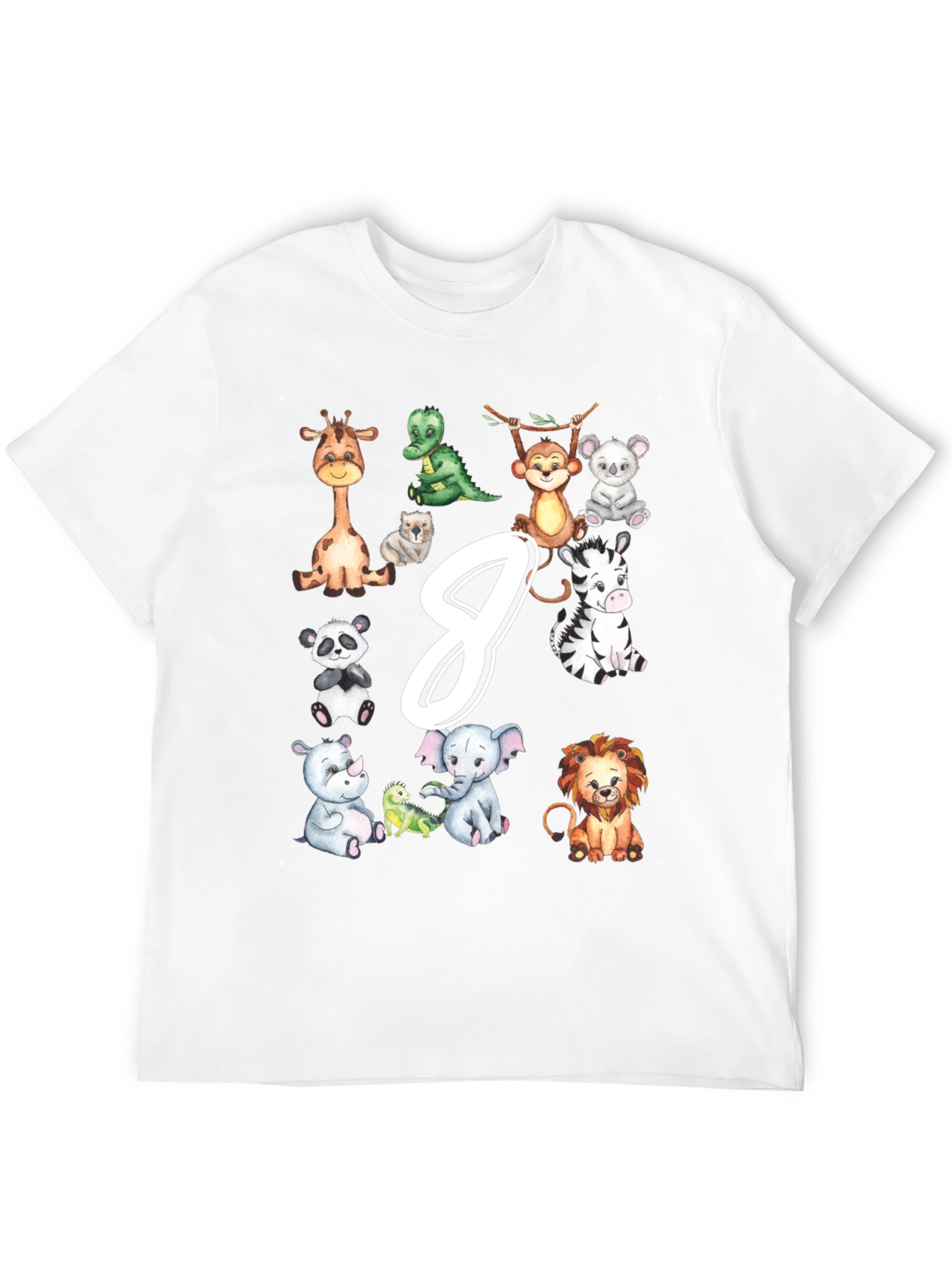 Jungle Animals Kids Birthday T-Shirt