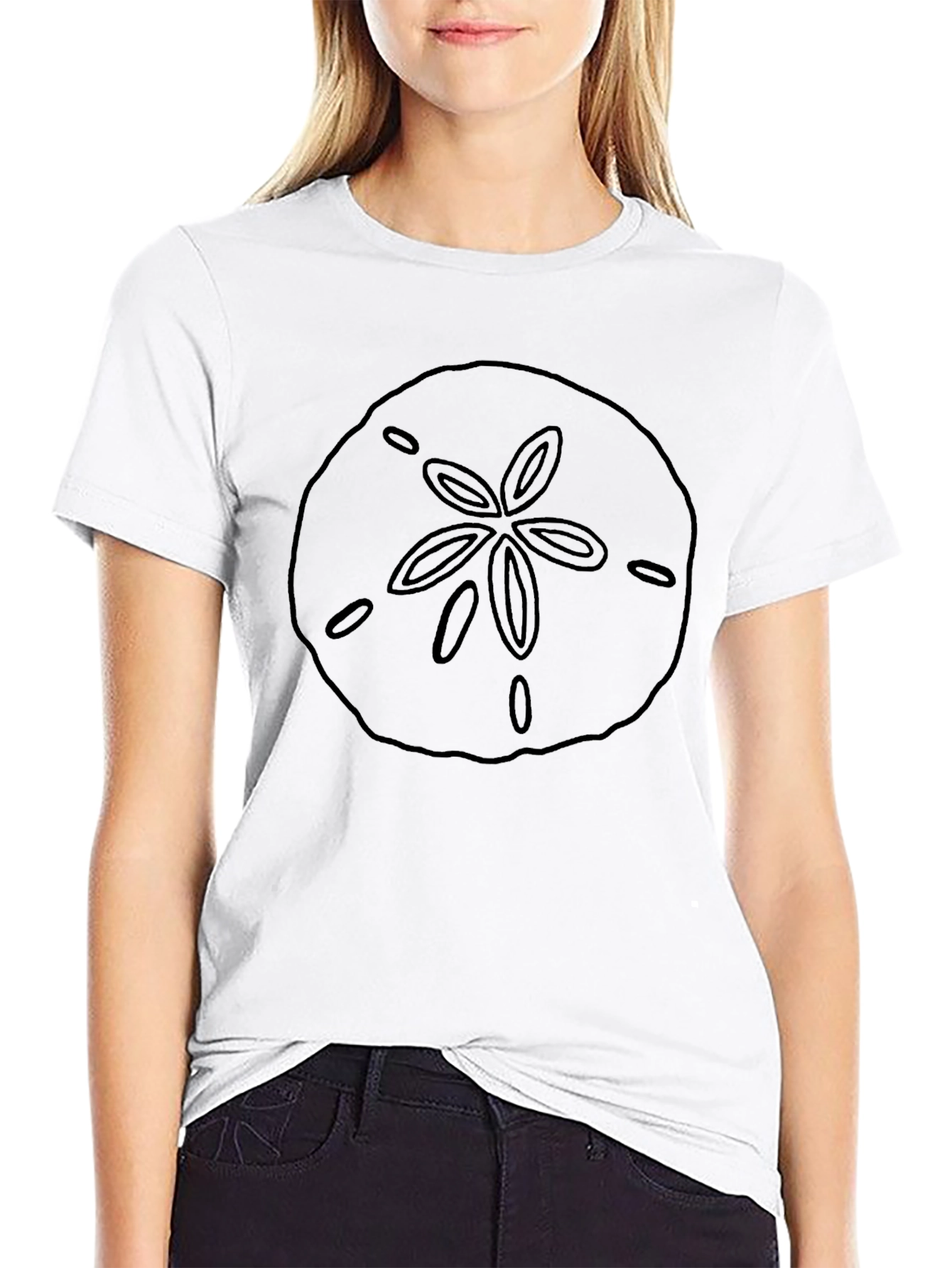 Sand Dollar Graphic Tee - Coastal Style
