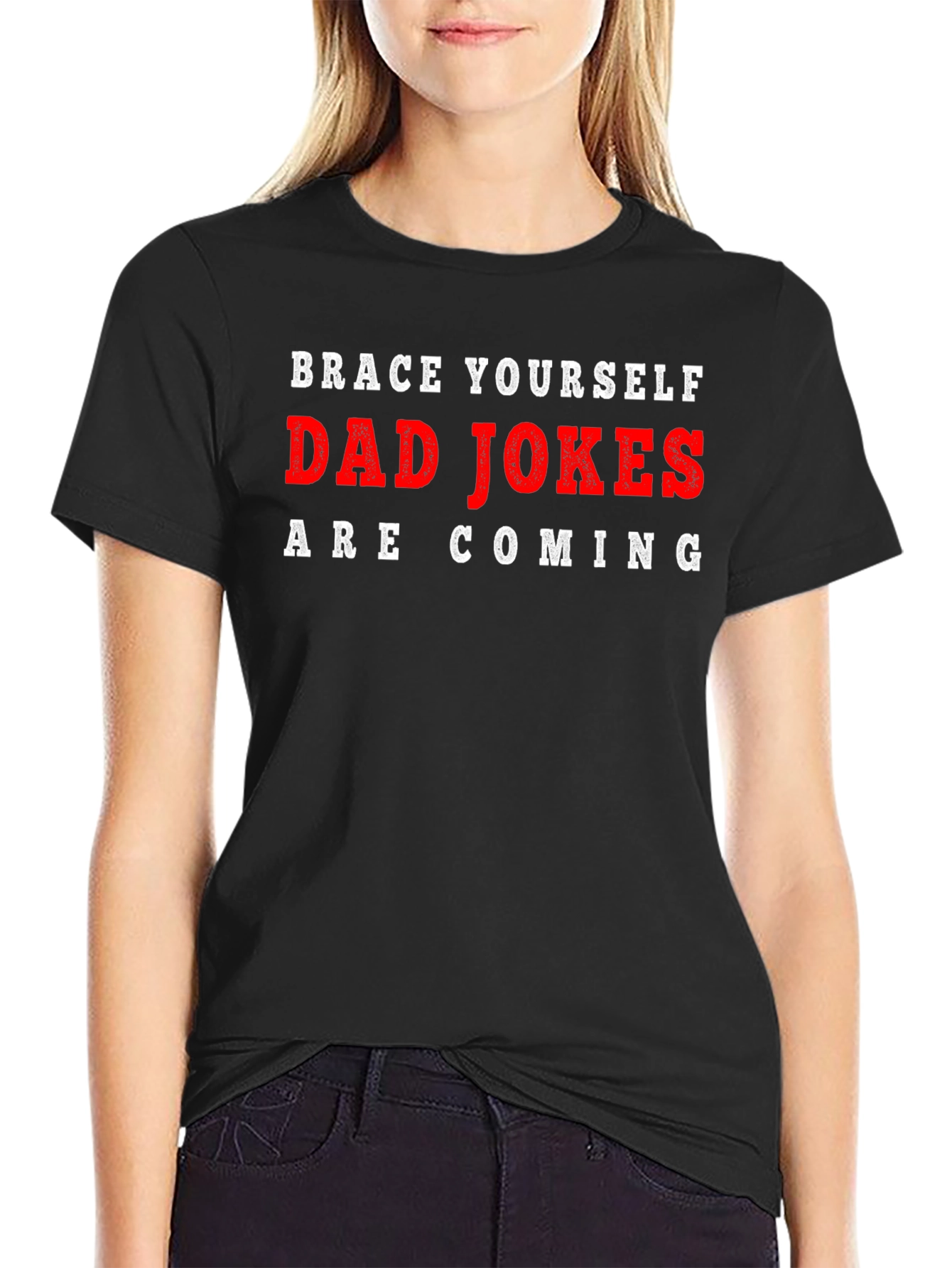 Brace Yourself Dad Jokes Funny T-Shirt