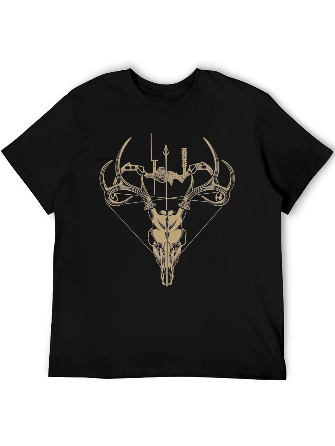 Hunting Skull T-Shirt - Bow and Arrow Design