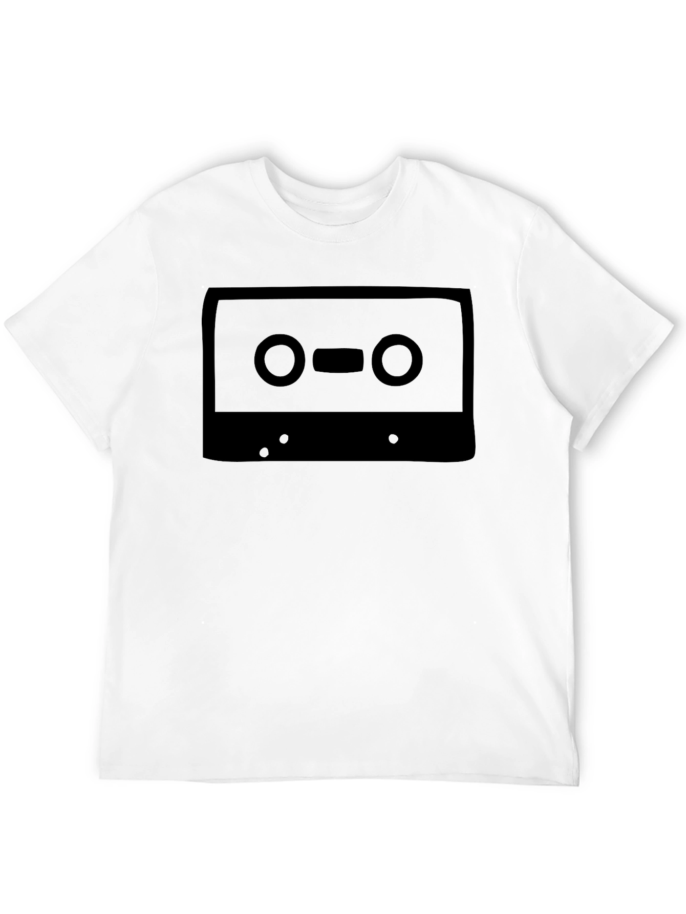 Retro Cassette Tape Graphic T-Shirt - Classic Style
