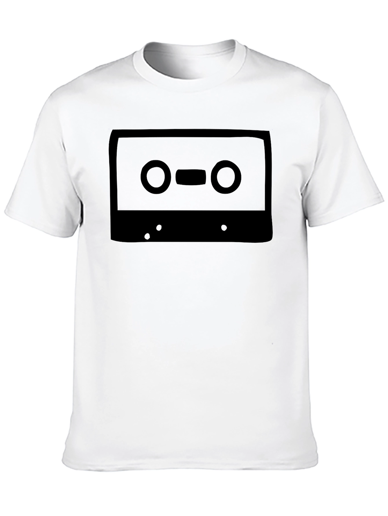 Retro Cassette Tape Graphic T-Shirt - Classic Style