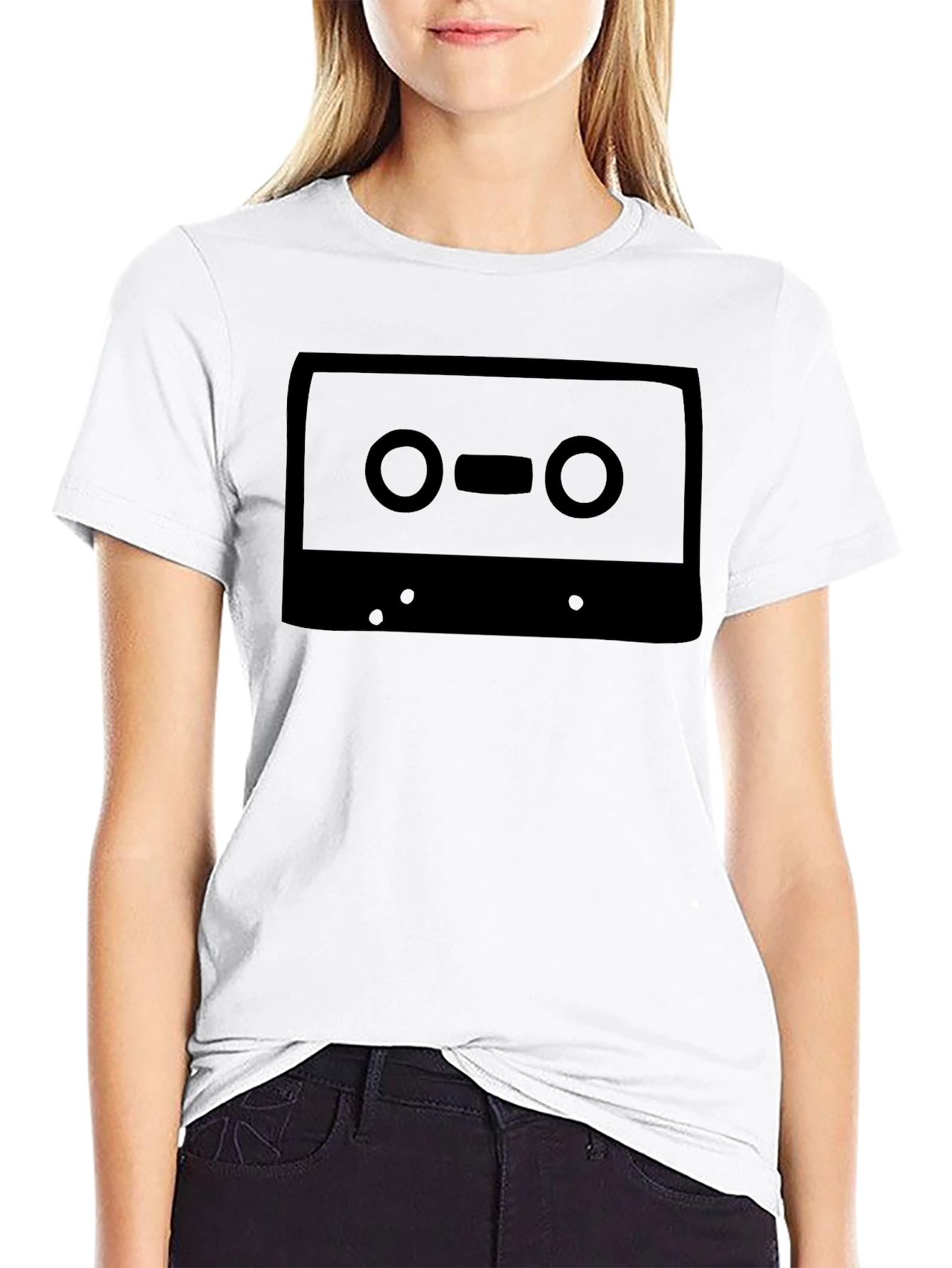 Retro Cassette Tape Graphic T-Shirt - Classic Style