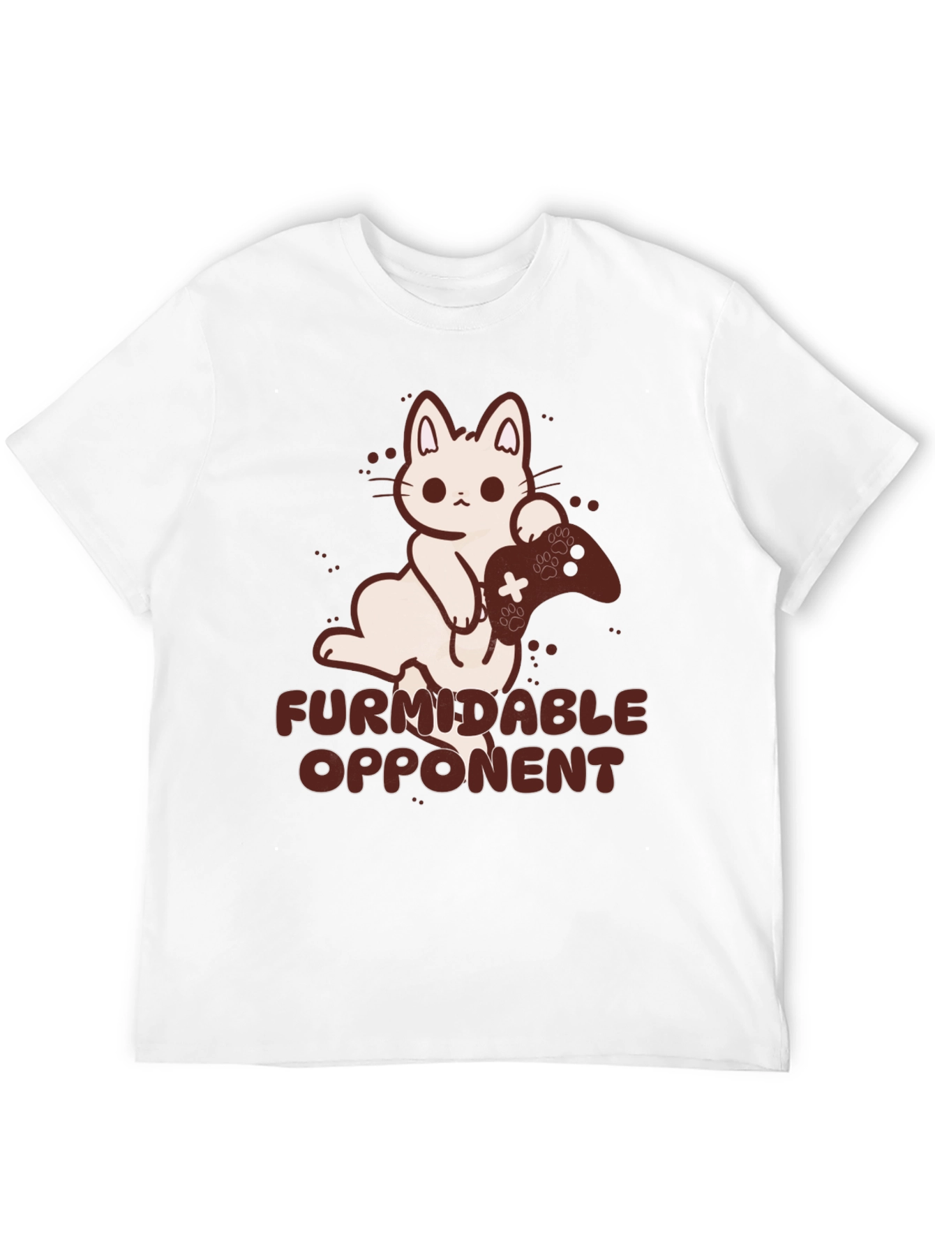 Furmidaable Opponent Gamer Cat T-Shirt