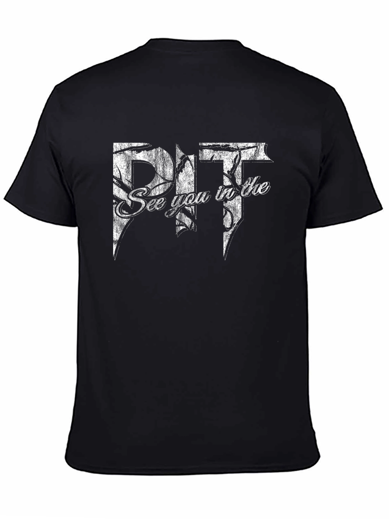 See You in the Pit Black Graphic Tee