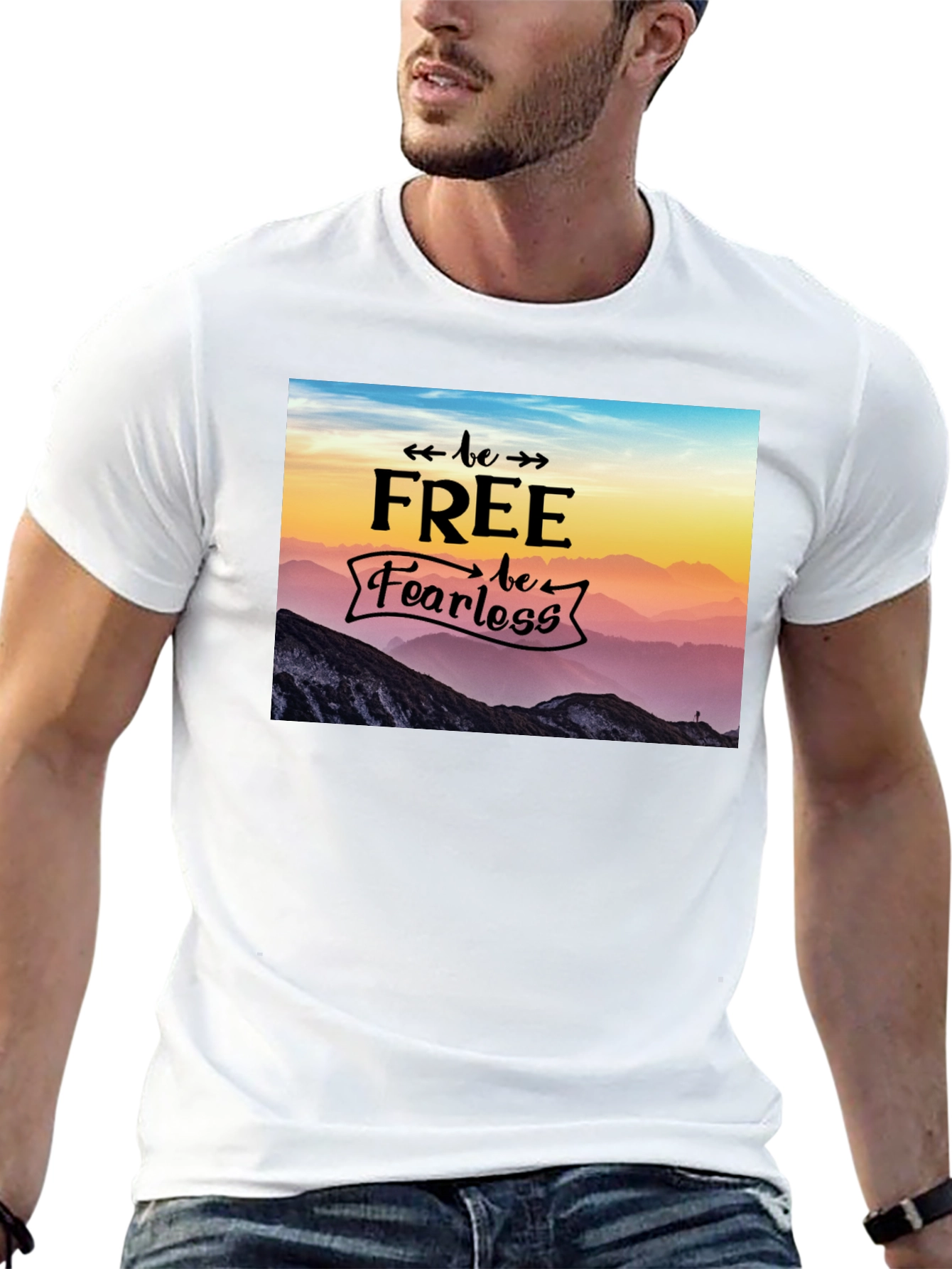 Be Free Be Fearless Graphic Tee