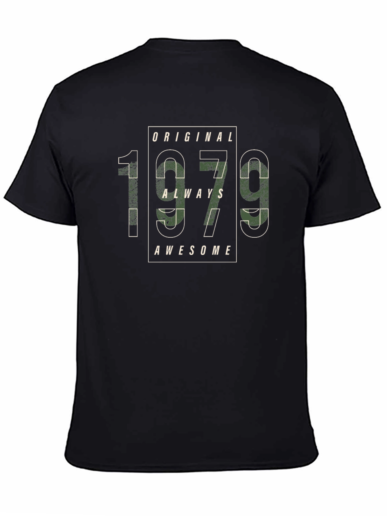 Original 1979 Always Awesome Black T-Shirt