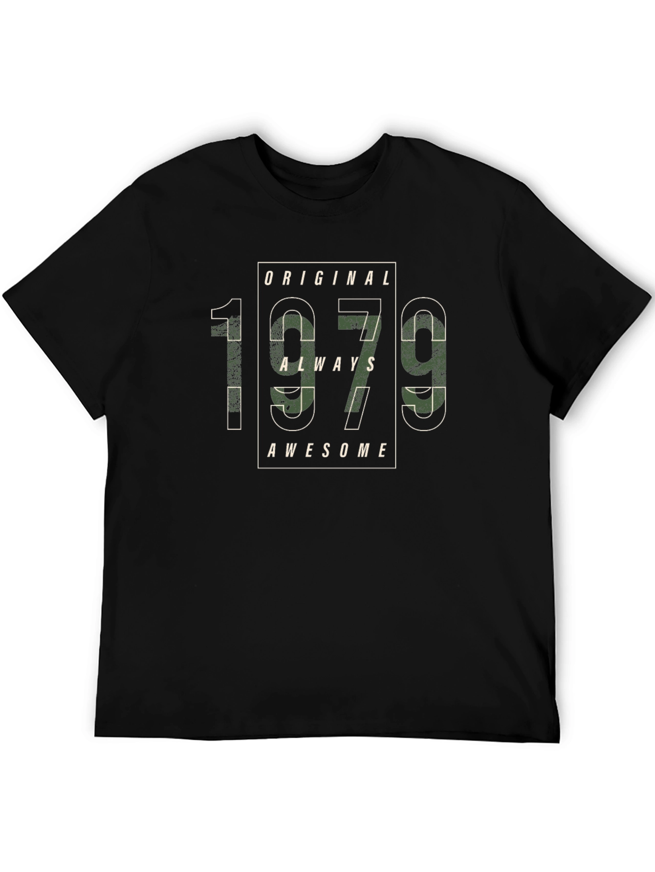 Original 1979 Always Awesome Black T-Shirt