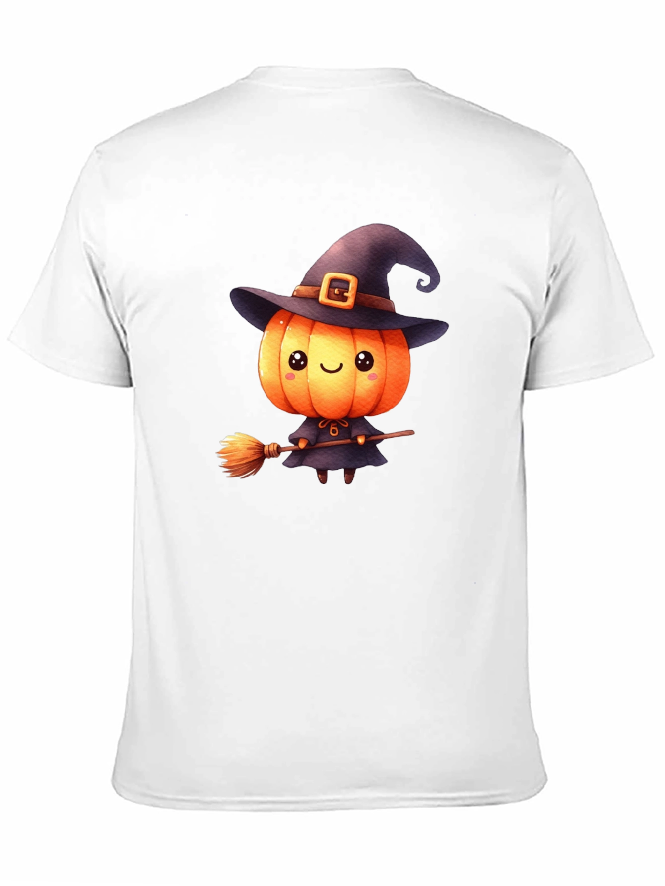 Cute Halloween Pumpkin Witch T-Shirt
