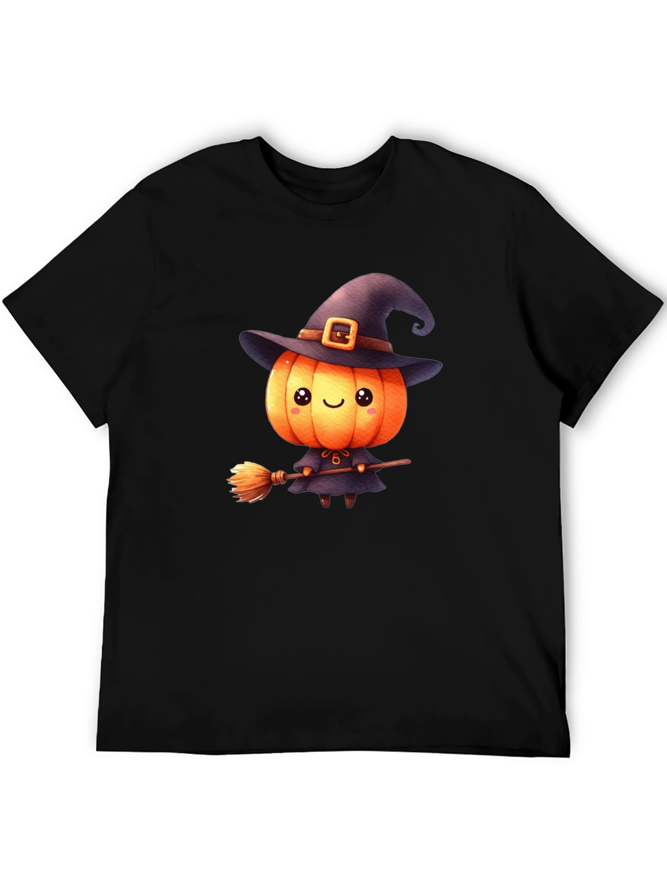 Cute Halloween Pumpkin Witch T-Shirt