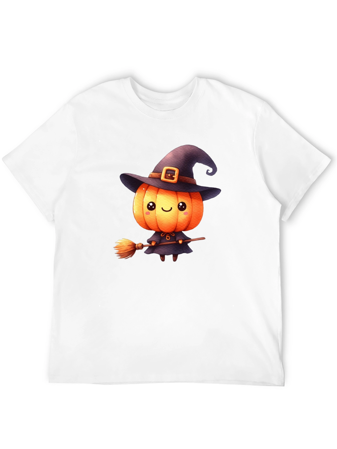 Cute Halloween Pumpkin Witch T-Shirt
