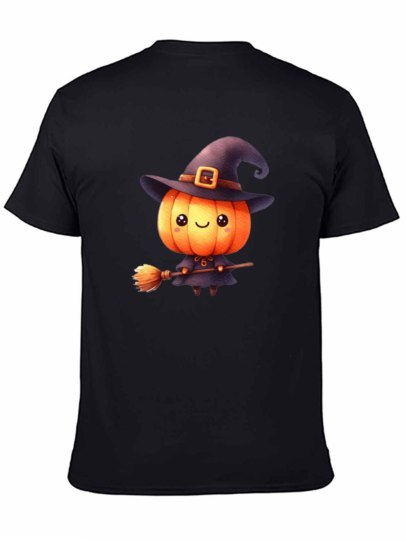 Cute Halloween Pumpkin Witch T-Shirt