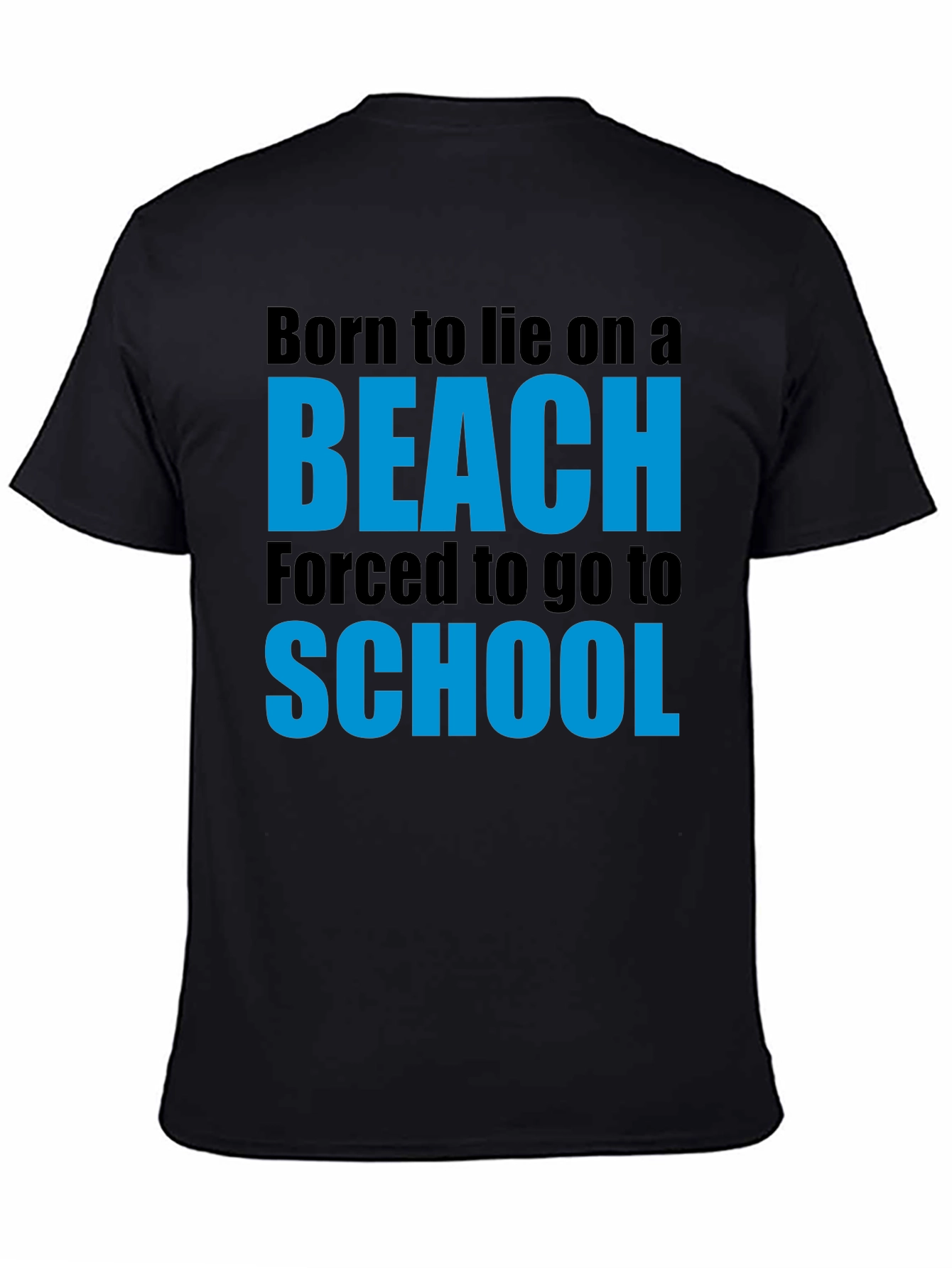 Born to Beach Funny Graphic T-Shirt