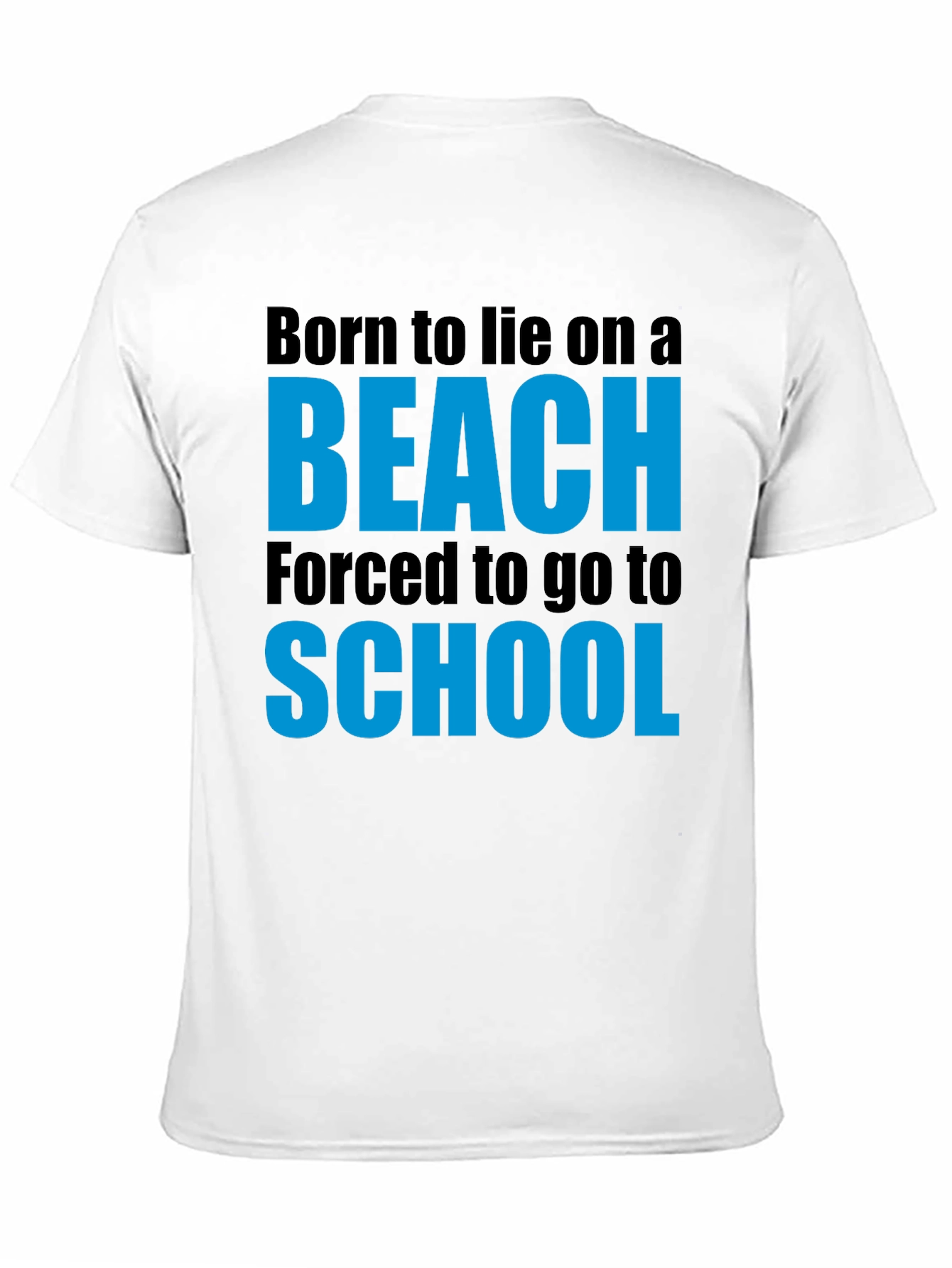 Born to Beach Funny Graphic T-Shirt