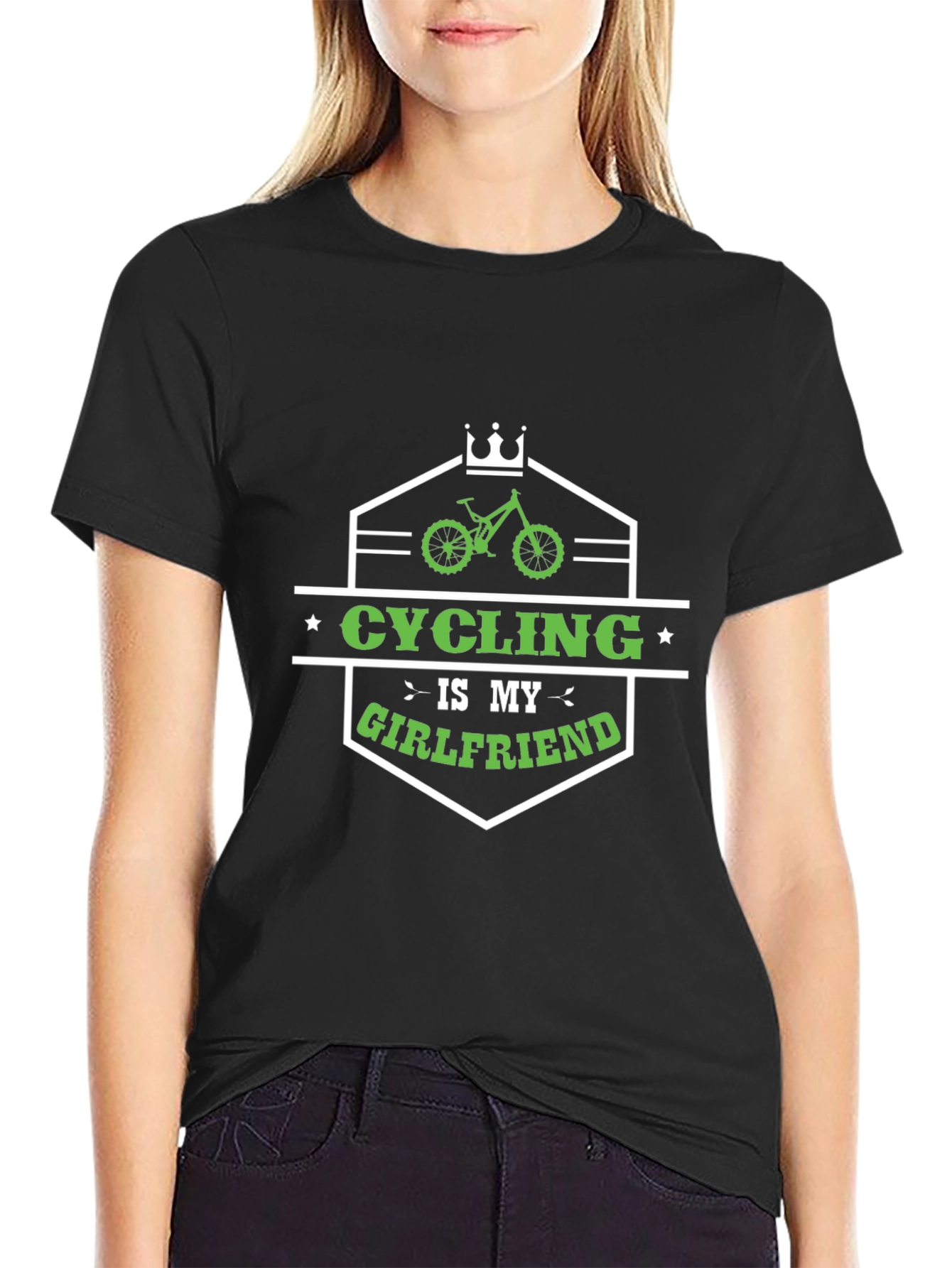 Cycling is My Girlfriend T-Shirt - Funny Biker Tee