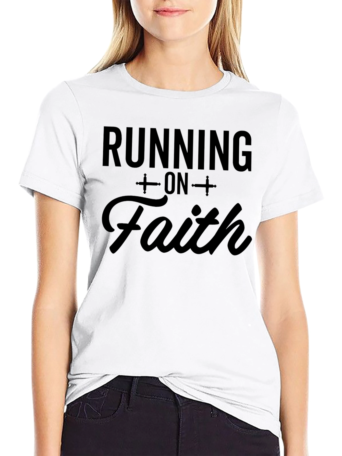 Running on Faith Graphic T-Shirt