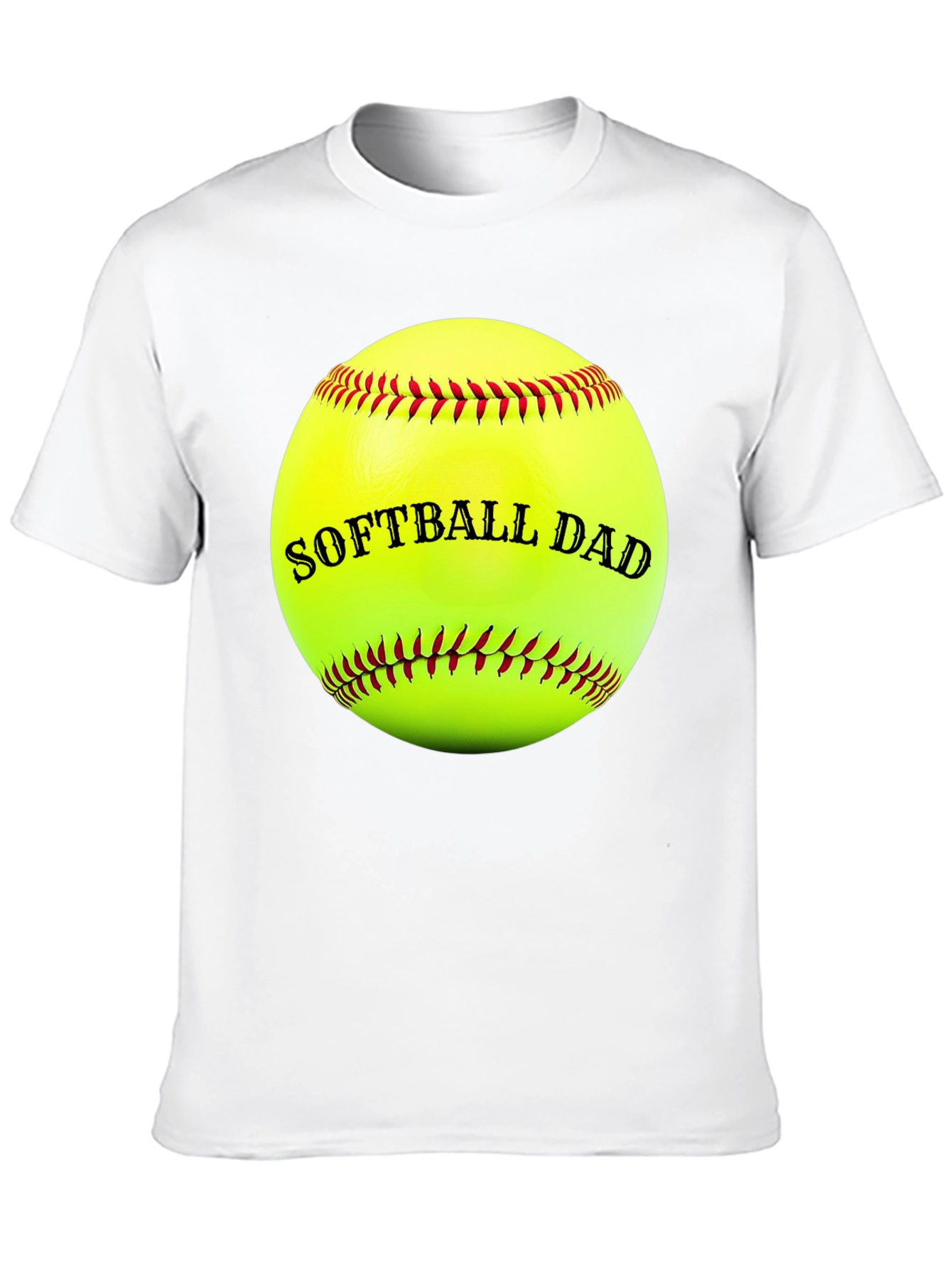 Softball Dad T-Shirt - Black Tee