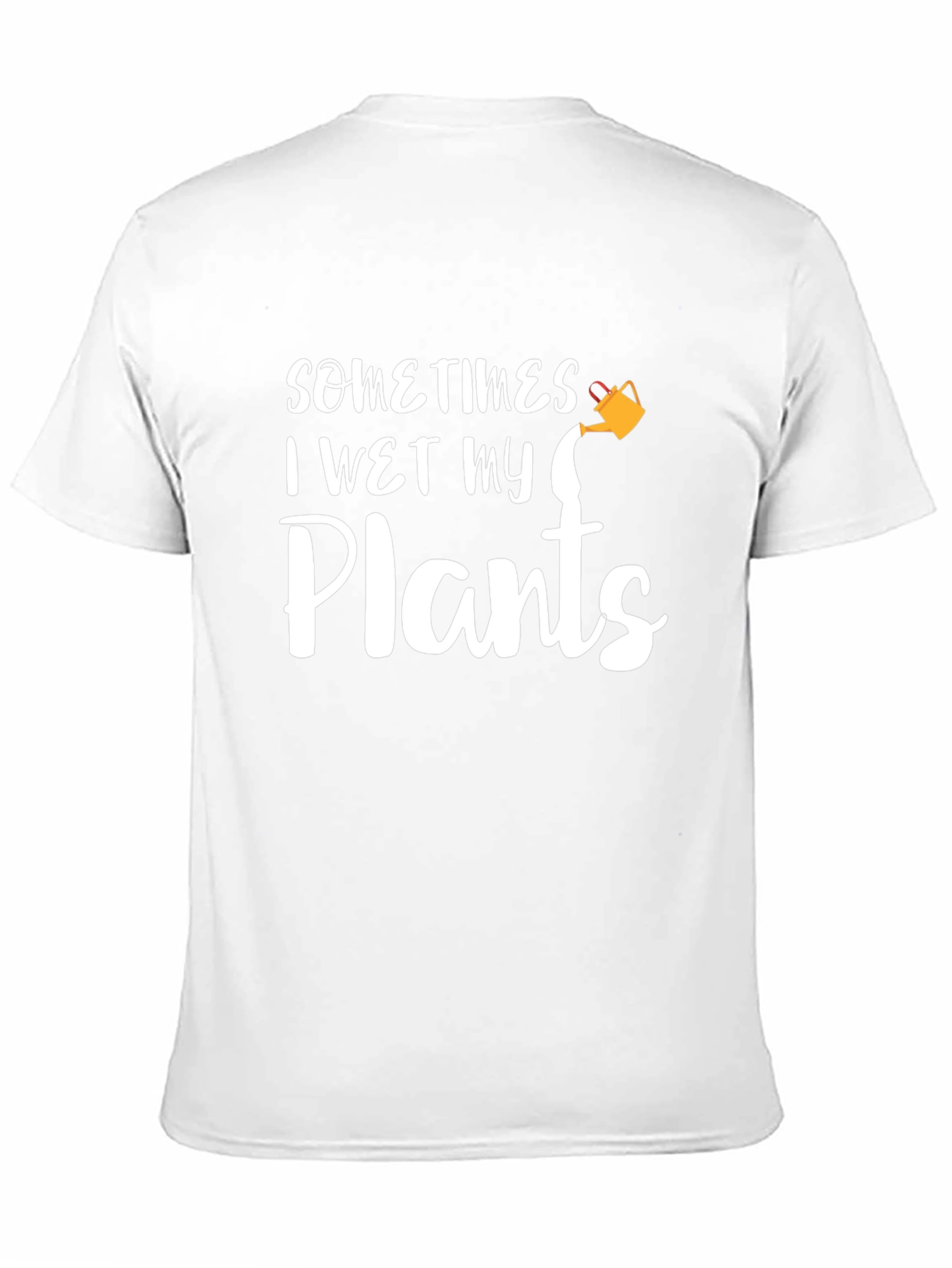 Funny I Wet My Plants Black T-Shirt