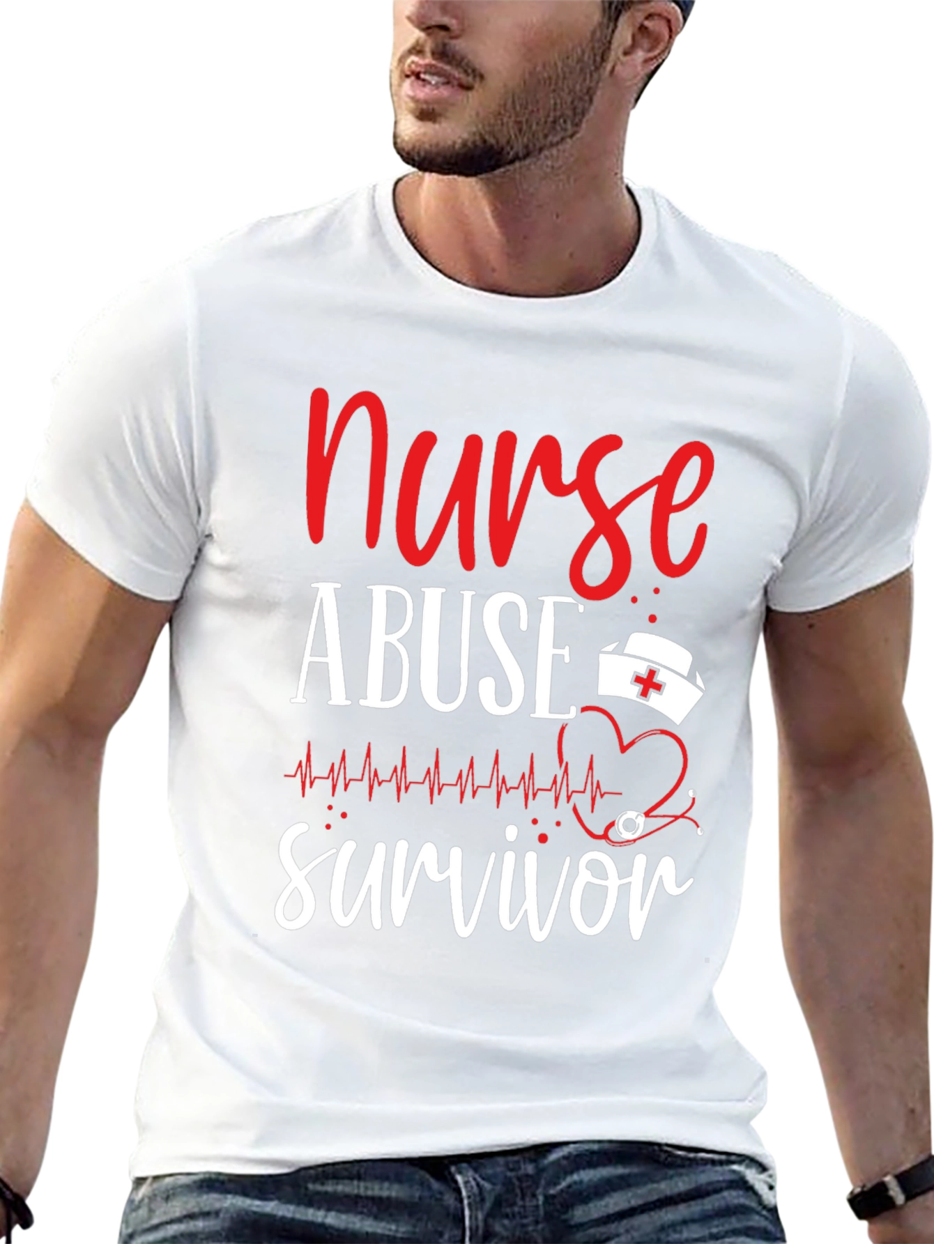 Nurse Abuse Survivor Graphic T-Shirt