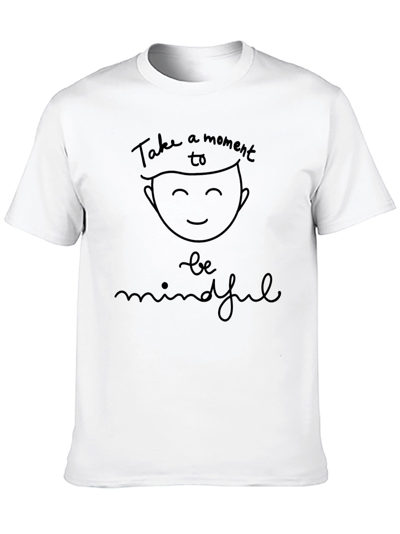 Mindful Moment Graphic Tee - Unisex Black T-Shirt
