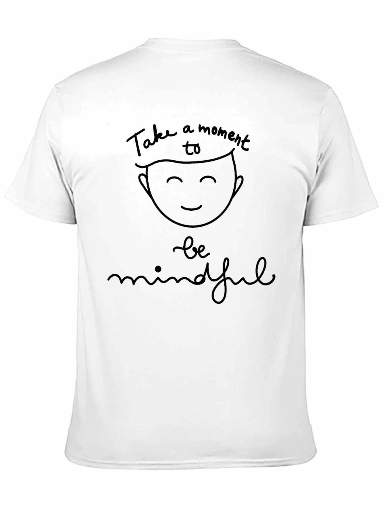 Mindful Moment Graphic Tee - Unisex Black T-Shirt