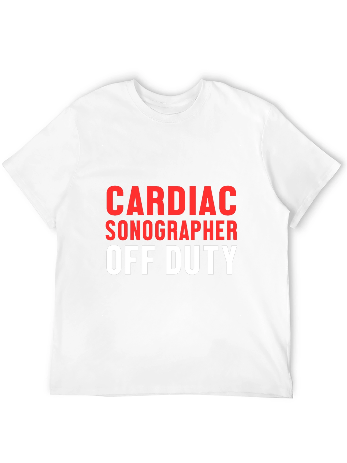 Cardiac Sonographer Off Duty Graphic T-Shirt