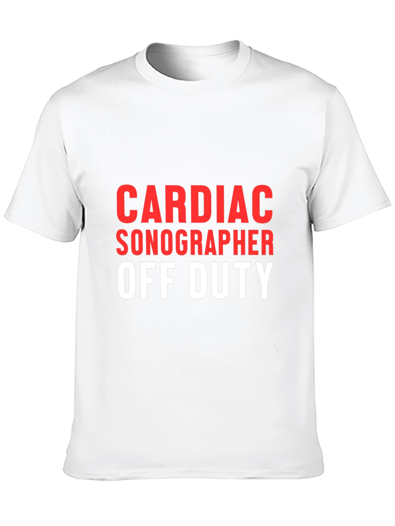 Cardiac Sonographer Off Duty Graphic T-Shirt