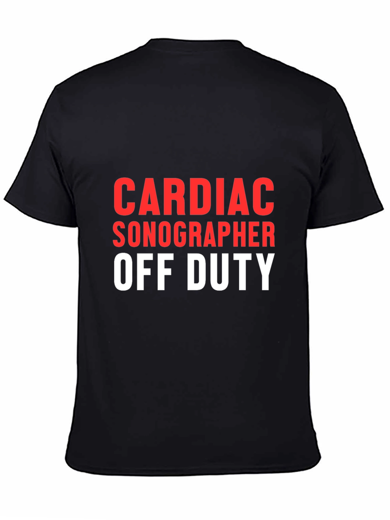 Cardiac Sonographer Off Duty Graphic T-Shirt