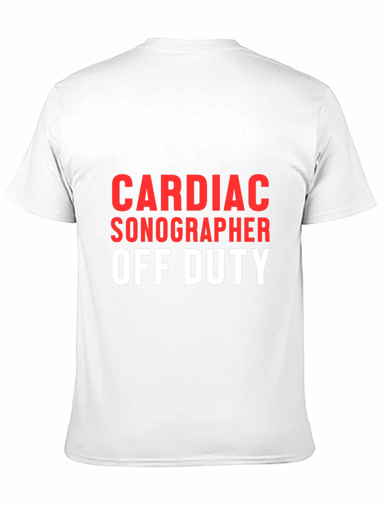 Cardiac Sonographer Off Duty Graphic T-Shirt