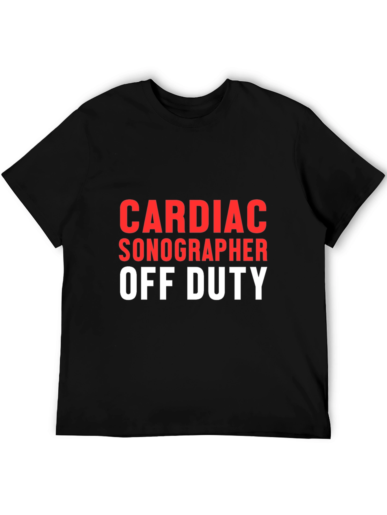Cardiac Sonographer Off Duty Graphic T-Shirt