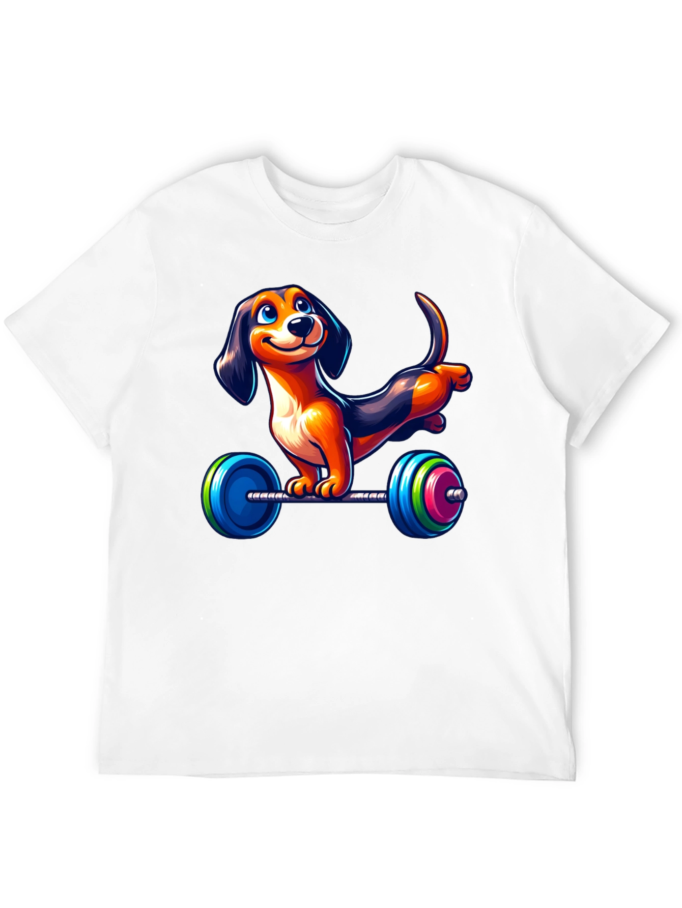 Dachshund Weightlifting T-Shirt