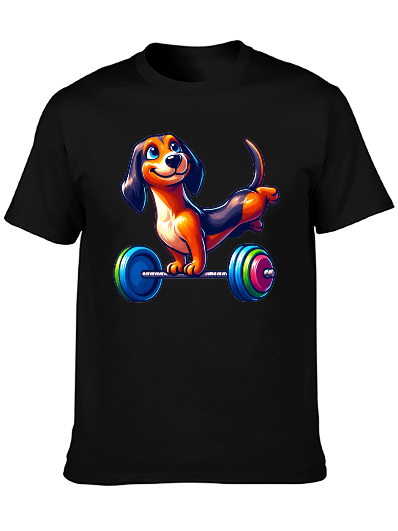 Dachshund Weightlifting T-Shirt