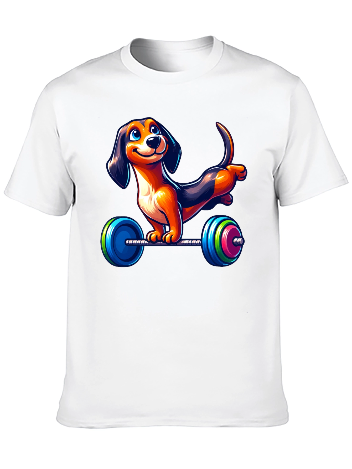 Dachshund Weightlifting T-Shirt