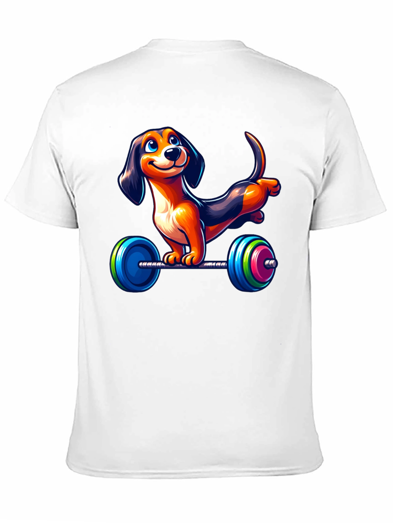 Dachshund Weightlifting T-Shirt